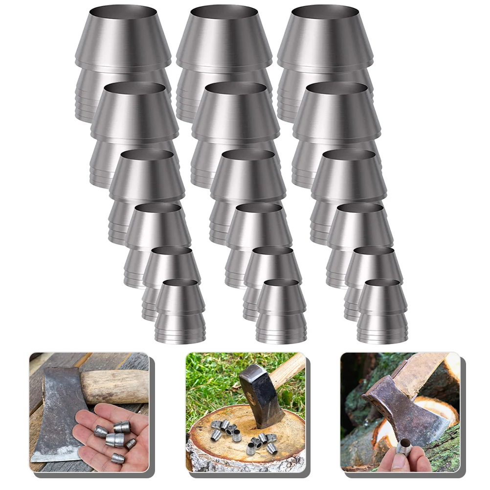 18 Pcs Metal Wedge for Hammer Hatchet Handle Axe Iron Fuel Tank Grommet Wedges Masonry Fittings 5