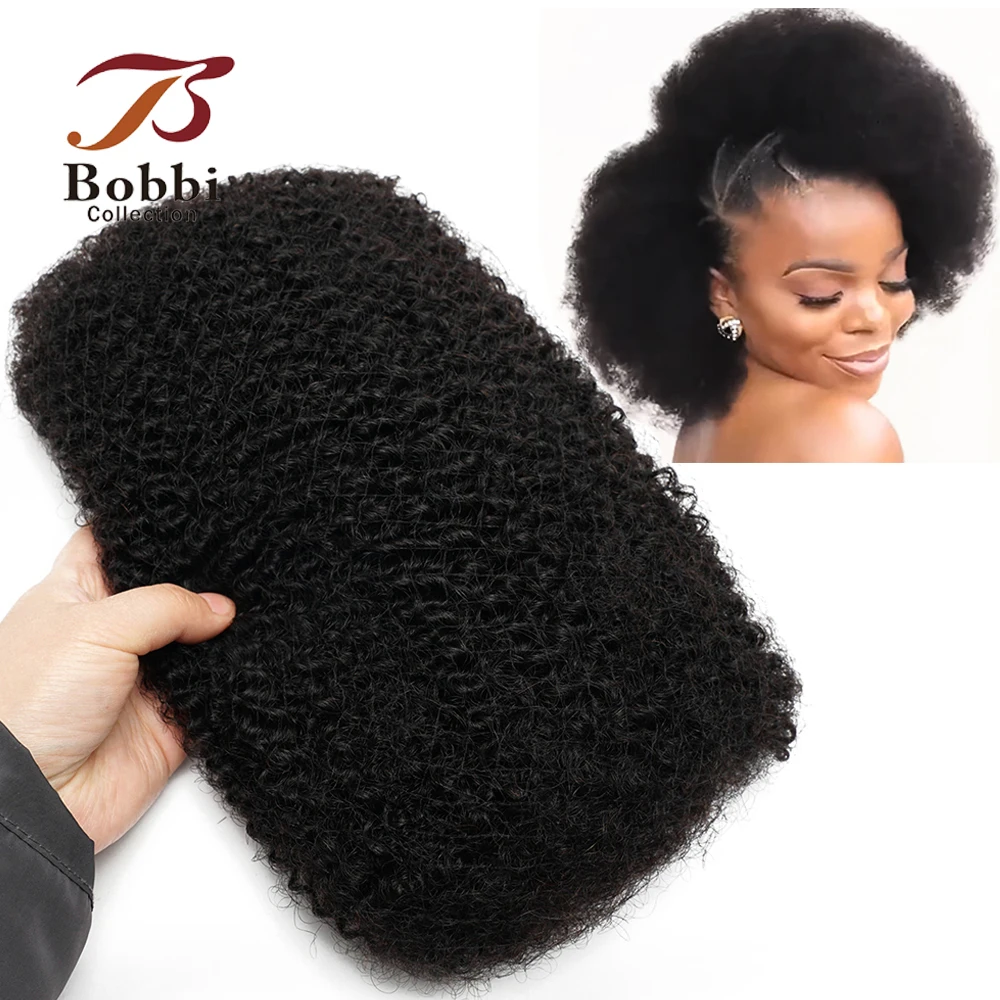 Afro Kinky Bulk Human Hair Bulk for Braiding Double Drawn Mini Twist Microlocs Boho Hot Braids Hair Extension Black Blonde
