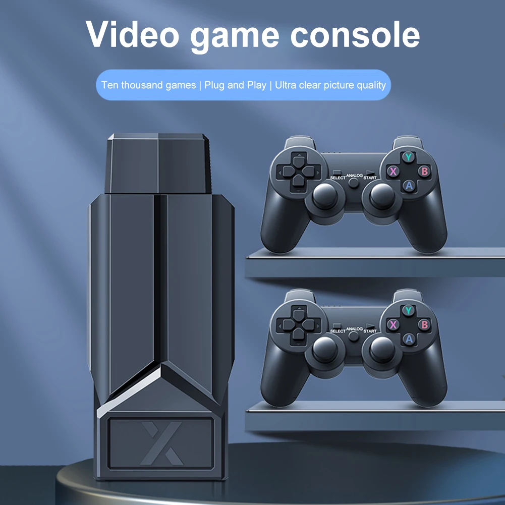 Game Stick 4K Retro Video Game Console Wireless Controllers TV HD 10000+  Games Handheld Game Console For PS1/MAME/GBA Emulators - AliExpress