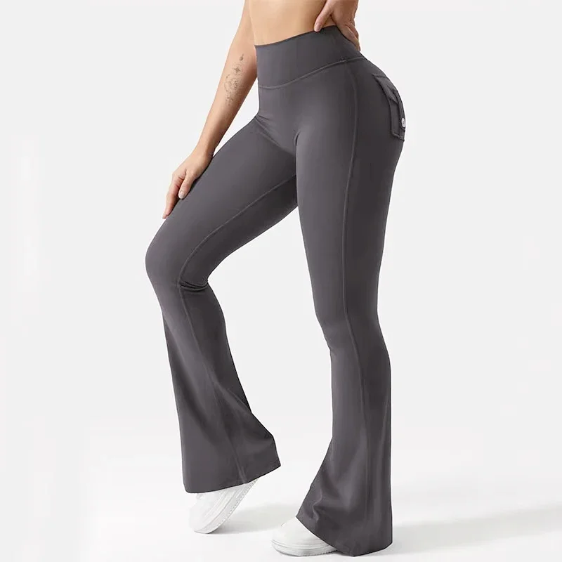 Sports Leggings Sports Pants Yoga Pants Women Bell-bottoms Yoga Flare Leggings Plus Size High Waist Workout Fitness Gym Sports Dance