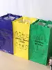 Recycling Sorting Bags with Handle as Glass Plastic Paper - Set of 3， Household garbage bin, garbage basket 5