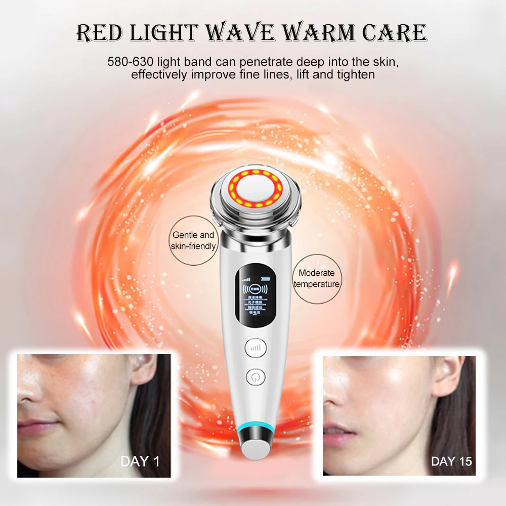 Neck Face Massager Electrotherapy Skin Care Tool Skin Care Device Vibrating Face Massagers Devices EMS Microcurrents Lift Skin Care Tightening Facial Massage Beauty Tools Machine Home