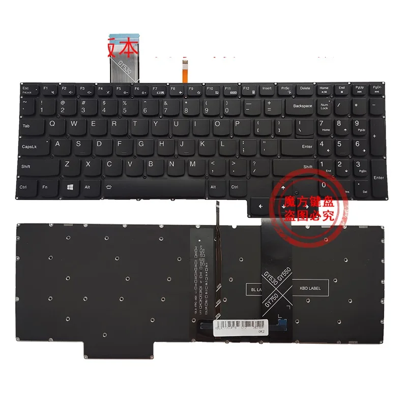 New Eua Teclado Backlight para Lenovo Legião 517ach6 5-17ach6h 5-17arh05 5-17arh05h 5-17imh05h 17arh05 17arh05h 17imh05h