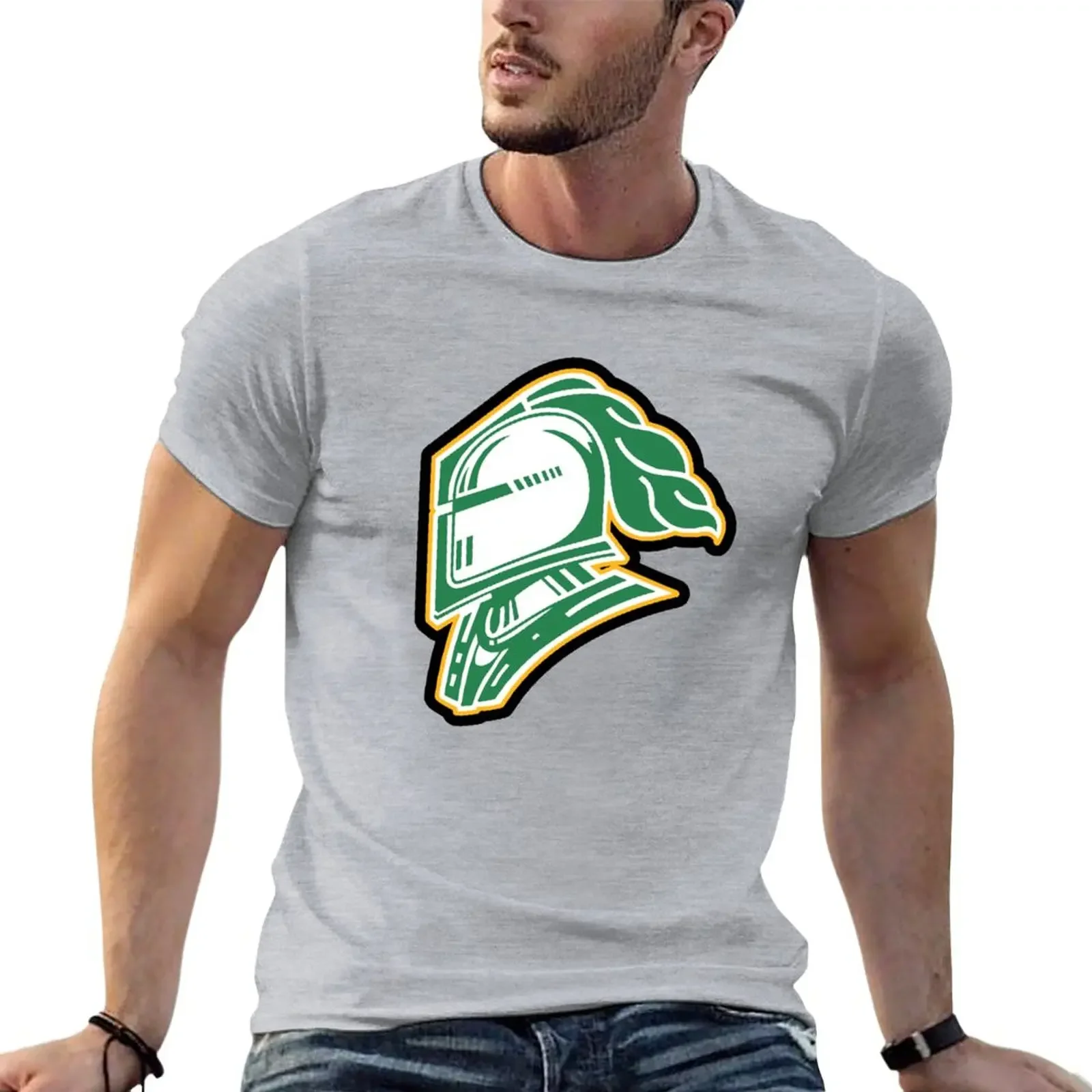 

London Knights T-Shirt heavyweights Short sleeve tee vintage funnys black t shirts for men