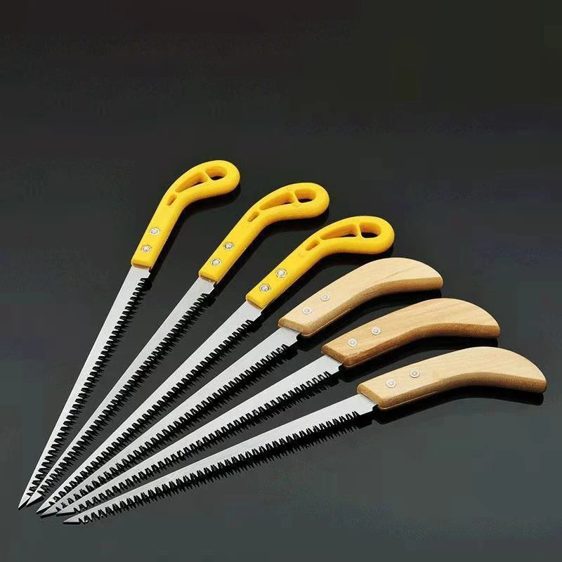 Outdoor garden carpenter tree cutting tree branch fast wallboard saw swallow tail fine tooth manual saw mini