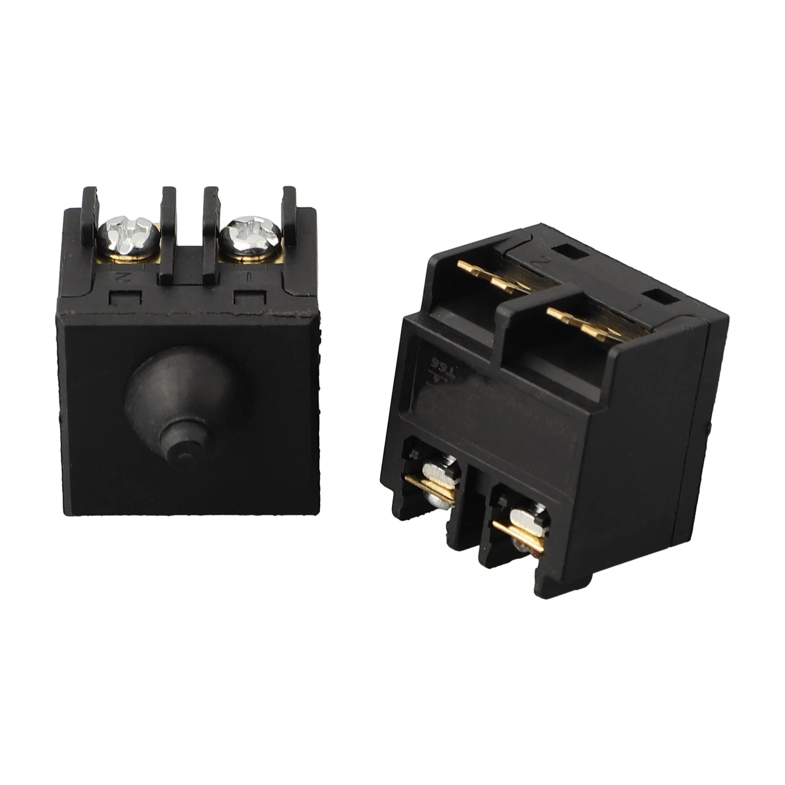 

2PCS Push Button Switch For Angle Grinder 100 Polisher Replacement 0.98x0.98inch High Quality Power Tool Accessories