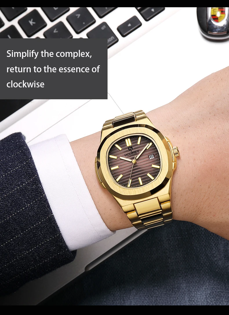 Luxe Heren Horloge Heren Quartz Polshorloge Classic Black Blue Sliver Gold Romeinse Cijfers Rvs Reloj Business Man Klok