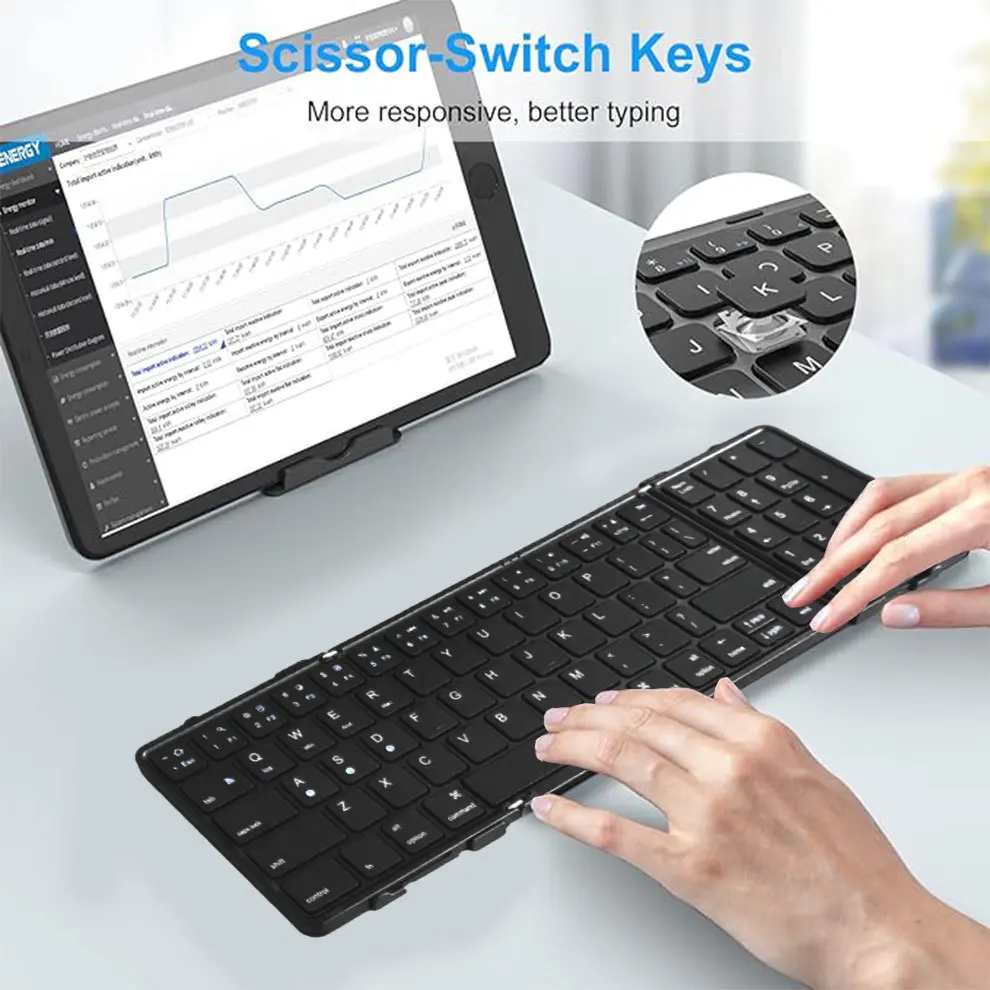 Teclado Numérico, Sem Fio, Recarregável, Portátil, Viagem