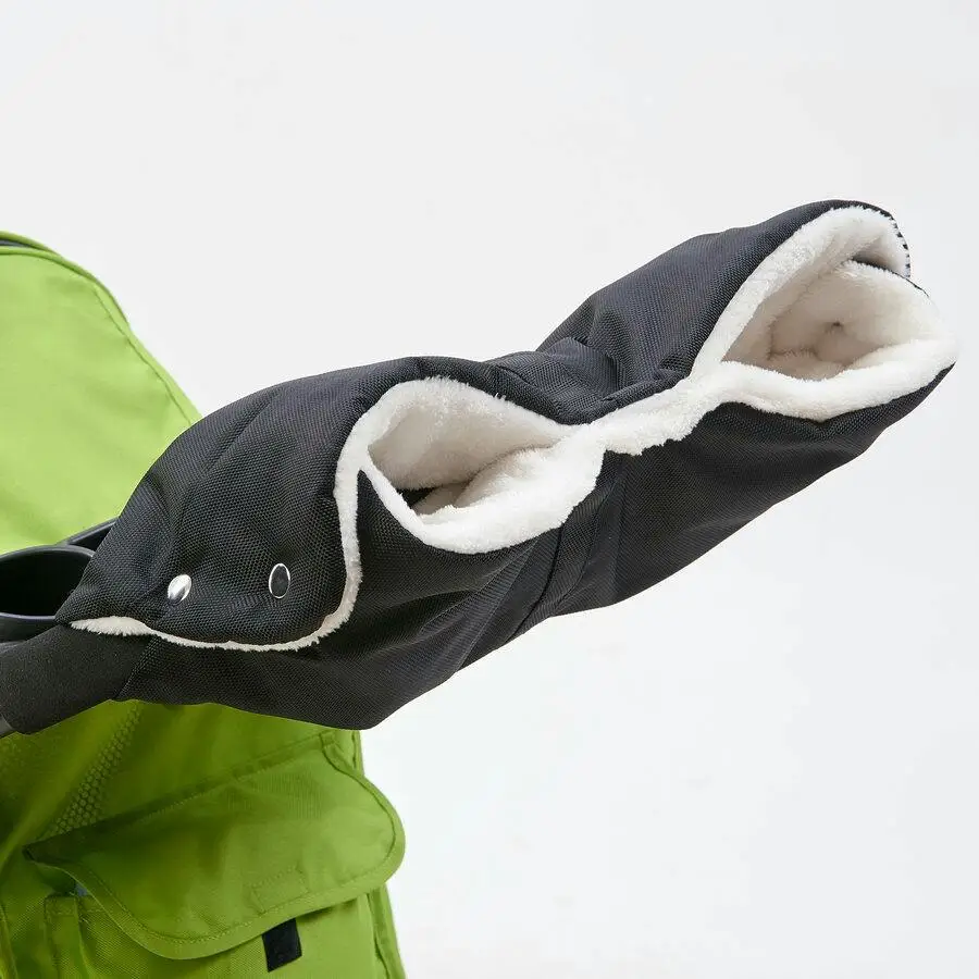 Stroller Gloves Windproof Handlebar Frostproof Cold Weather Waterproof Warm Plush Lined Windshield