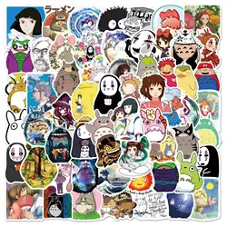 Ghibli Hayao Miyazaki Waterproof Sticker Set - 100pcs for DIY, Scrapbooking, and Decor (Multicolor)