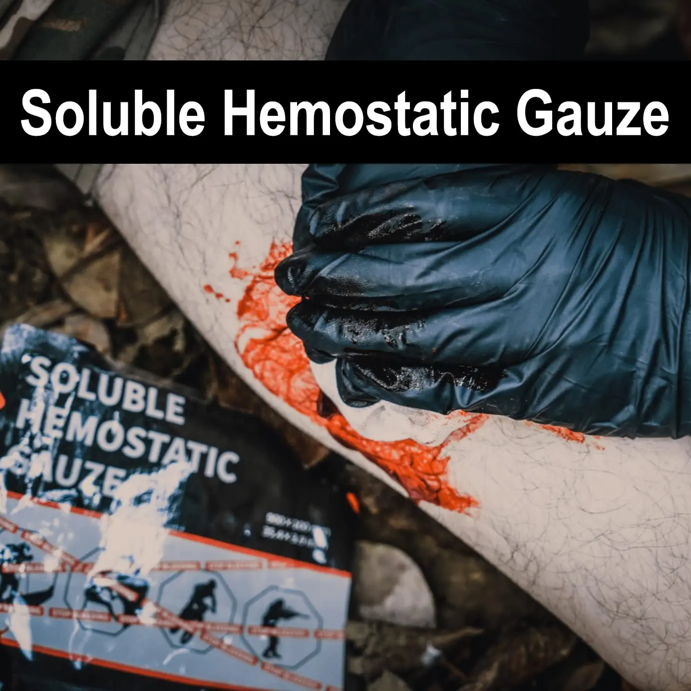 RHINO RESCUE Individual Bleeding Control First Aid Kit IFAK Refill Kit Trauma Tactical with Tourniquet Hemostatic Gauze