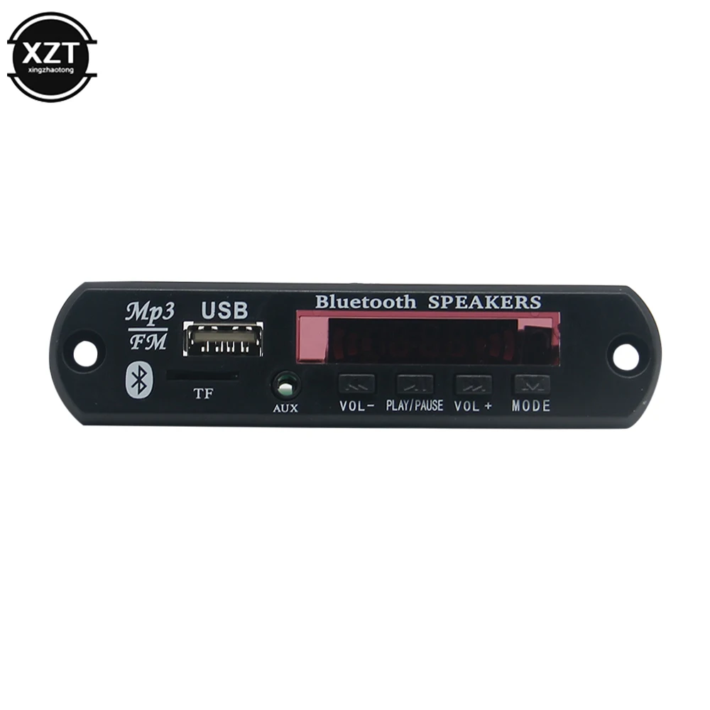 Car Bluetooth Audio Decoder Mp3 Decoder Board 5v 12v Bluetooth Module Amplifier Board Accessories