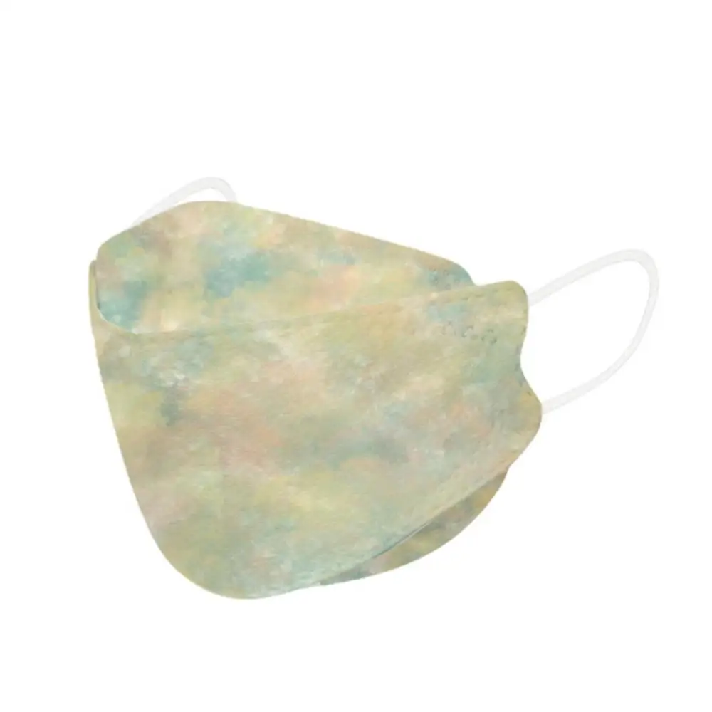 1~4SETS Disposable Adult Mask Printing Fish Shaped Mask Adult Breathable Dustproof Four Layer Protective Safety Mask Health Care 3