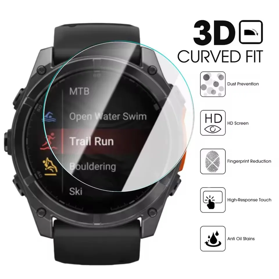 Premium Tempered Glass Screen Protector for Smartwatches - Superior Clarity & Durability