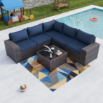 Kullavik 6PCS Outdoor Patio Furniture Set 1