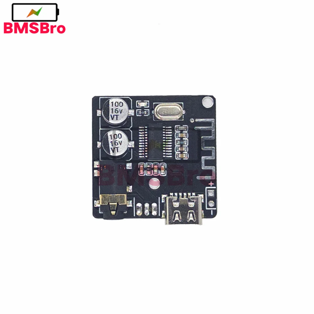Type-C Bluetooth Audio Receiver Board VHM-314 Bluetooth 5.0 MP3 Lossless Decoder Board Wireless Stereo Music Module 3.7-5V