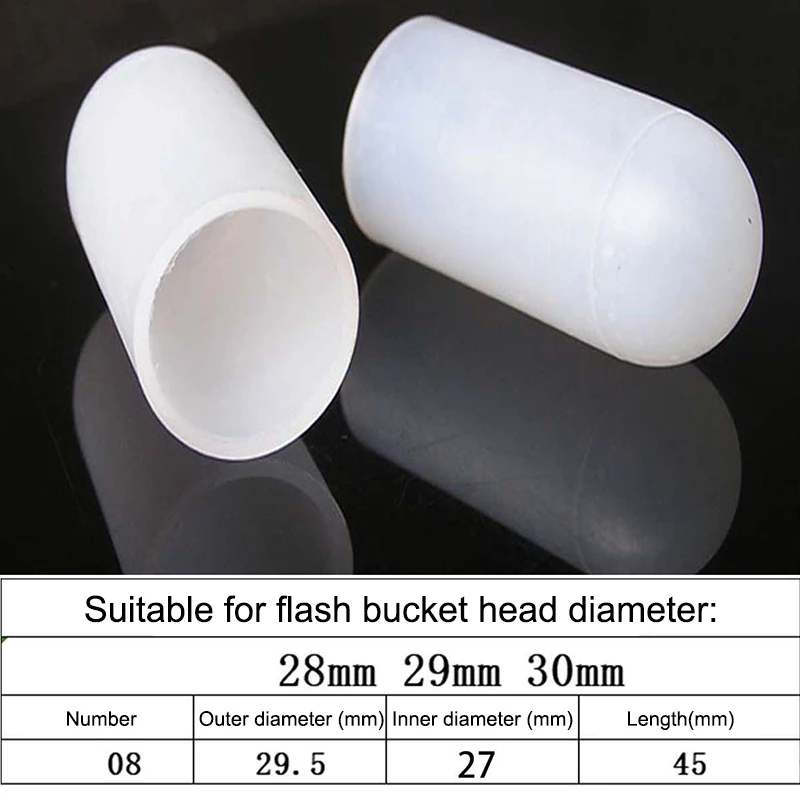 Silicone Elastic Flashlight Lampshade, Set of 2