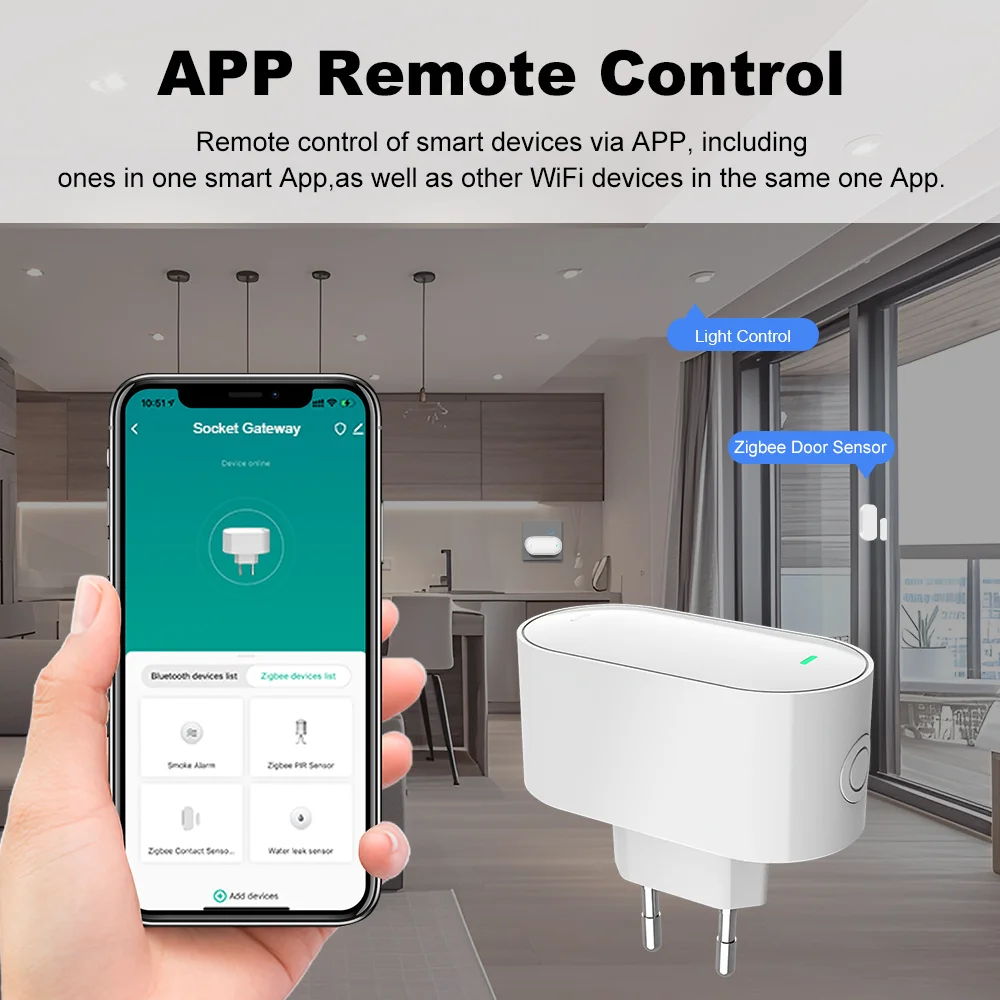 Tuya Plug-in Multi Mode ZigBee Bluetooth Gateway Hub Bridge Smart Life APP Wireless Remote Control Works with Alexa Google Home zigbee gateway smart gateway