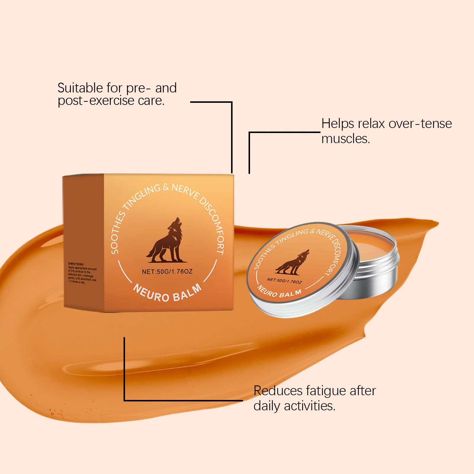 Body Care Cream Maintain Joints Relieve Discomfort Improving Soreness Enhance Vitality Soothing Epidermis Body Nourishing Cream - 3