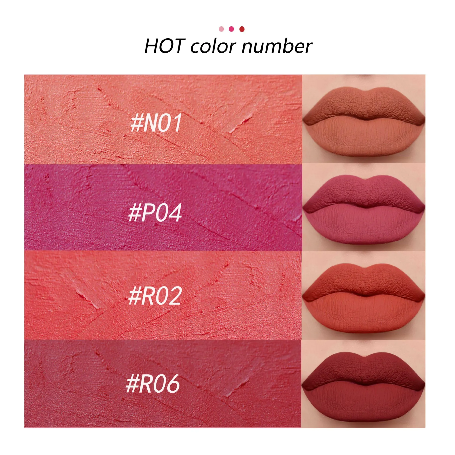 20 Colors Matte Lipstick Pen Nude Pink Matte Solid Lip Gloss Waterproof Long Lasting Lipstick Pencil Lip Liner Pen Lip Makeup 2