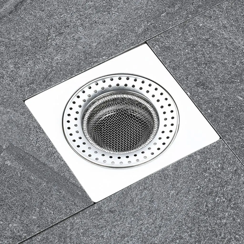 Mesh Sink Filter Anti-Clogging Shower Hair Catcher Drain Cover Floor Drain Strainers For Bathroom Bathtub Kitchen Sink Strainer — view 5