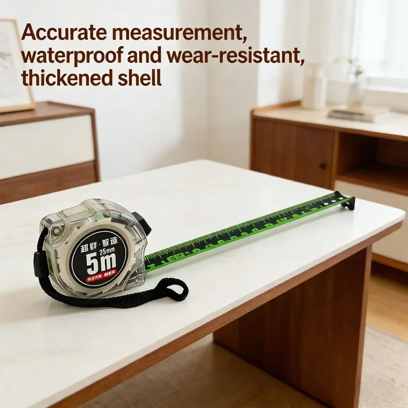 Fluorescent Widened Meter Ruler Self Locking Fluorescent Steel Tape ...