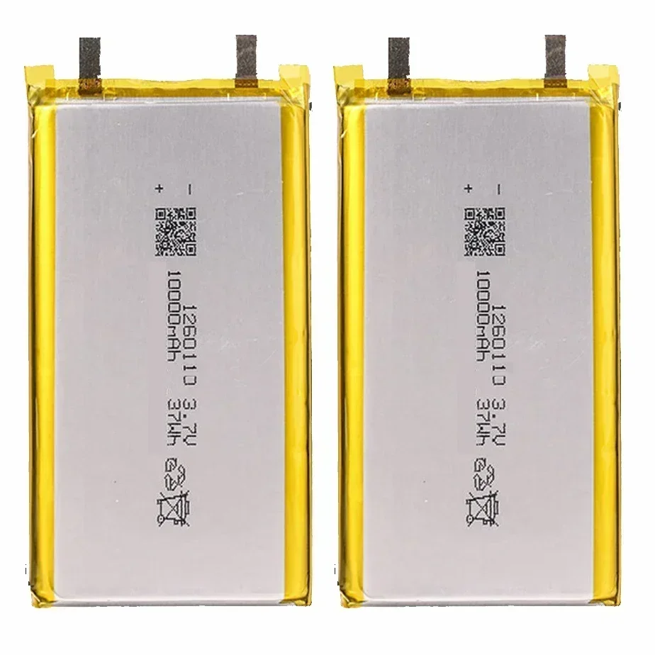 High Qulity 10000mAh 1260110 Rechargeable Polymer Batteries