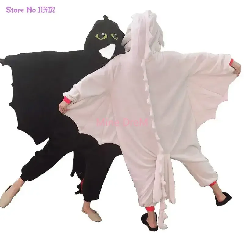 Kigurumi Pajamas Dragon Kigurumi Oneises Pajam Anime Night Evil Toothless Costume Jumpsuit Pajamas Funny Dinosaur Animal