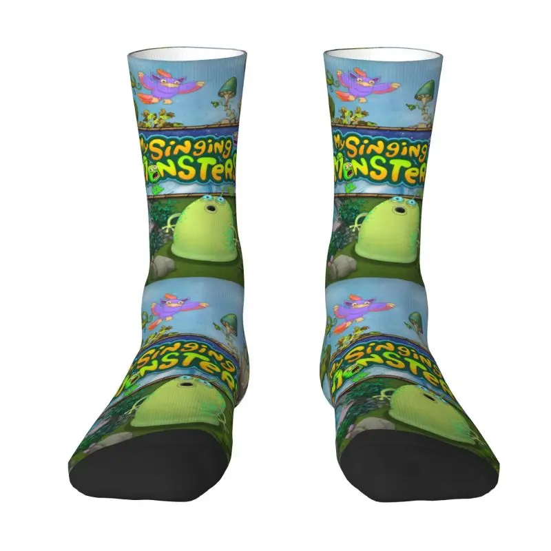 

Cool My Singing Monsters Socks Men Women Warm 3D Printed Adventure Video Game Sports Basketball Socks