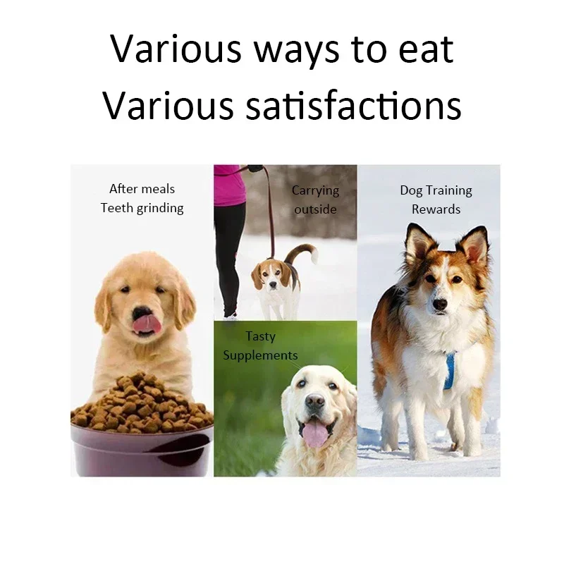 Dog Bruxism Stick Six Star Convenient Bring Along Storage Fresh Breath Easy To Chew Adult Dogs Puppy Training Rewards Pet Treats