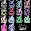 Mtssii 78 Colors Reflective Glitter Gel Nail Polish Set Laser Cat Magnetic Gel Semi Permanent Varnish Nail Art Manicure Kit 5