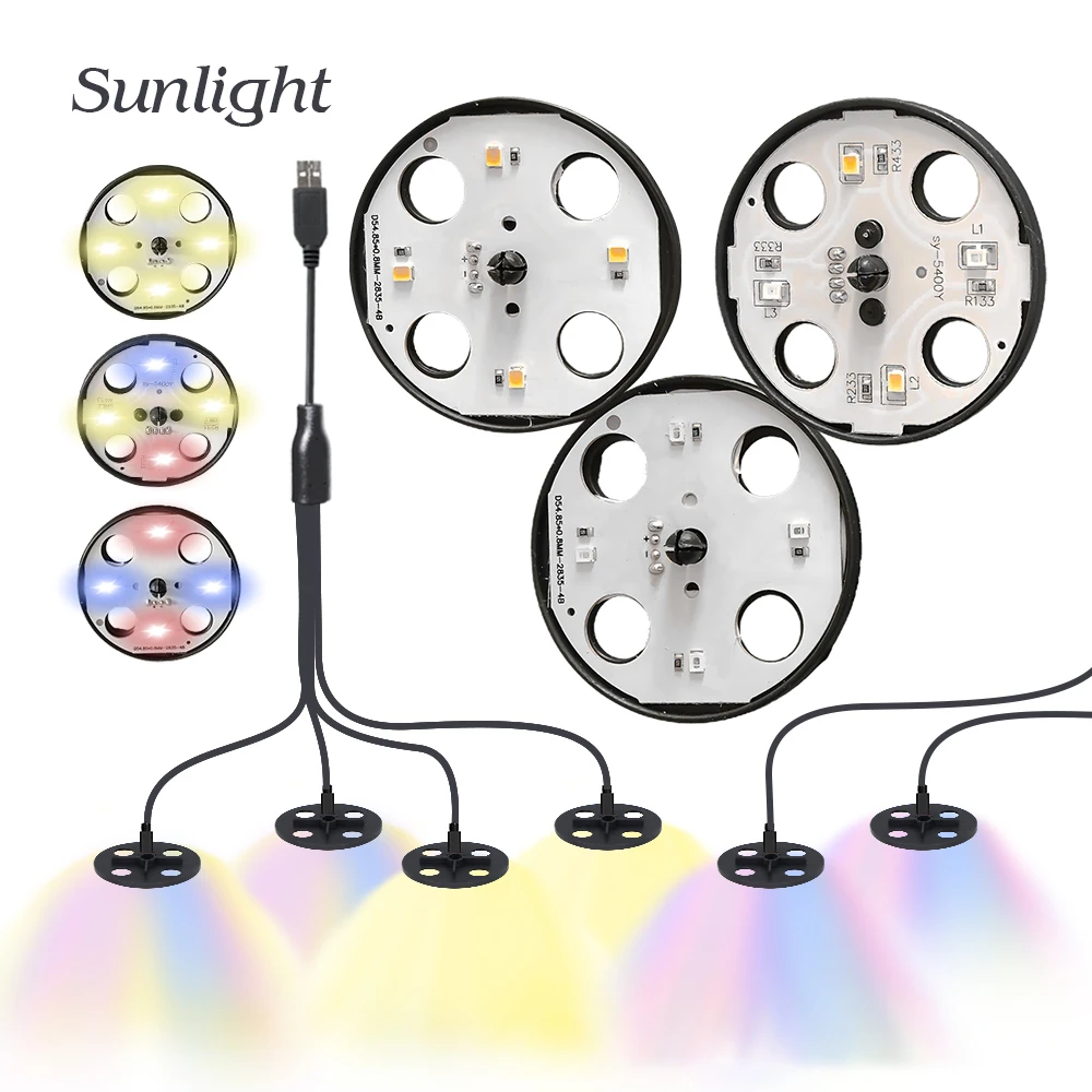 Plant LED Grow Light for Garden Seed Germination Box Nursery Tray USB Full Spectrum Lamp with Air Hole Indoor Grow Seedling Tool