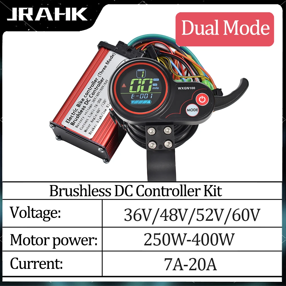JRAHK 36V 350W S866 BLDC Controller Kit Electric Bicycle
