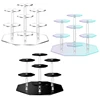 7-Tiers Acrylic Display Stand Cupcake Dolls Jewelry Storage Rack Cosmetic Display Holder Desktop Organizer Wedding Party Decor 1