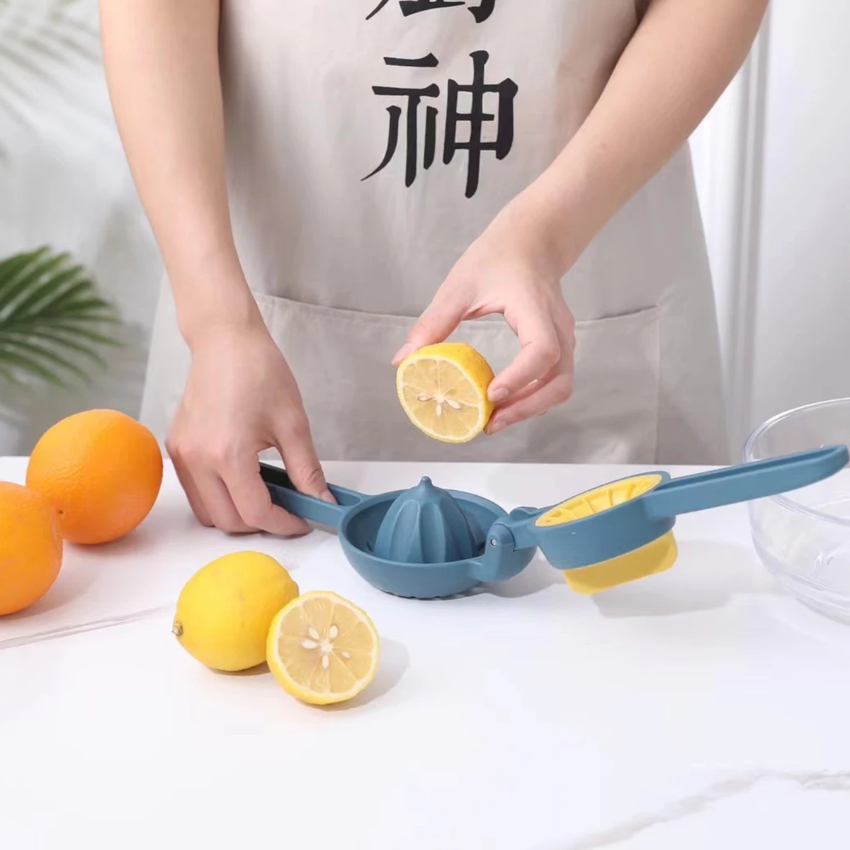 Fruit Juicer Lemon Squeezer Rotary Press Manual Lemon Juicer Household Mini Portable Juicer Simple