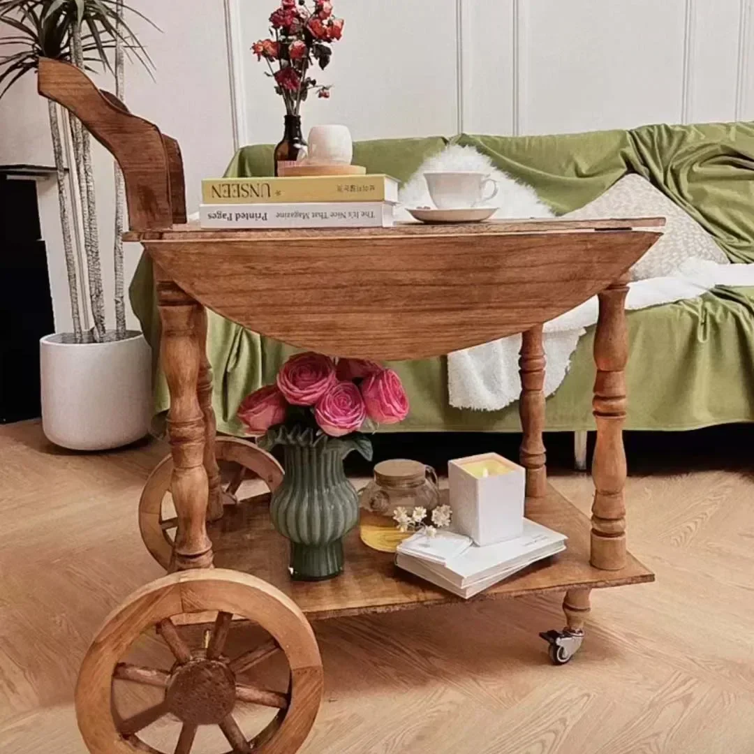 Vintage Big Wood Cavered Spindle Cabinet Support Bridge Column Applique Gourd Pillar Wine Fence Home Decoration Accessories