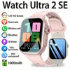 Watch Ultra K62 Men Women 1000mAh AMOLED 100+Sport Heart Rate HD Bluetooth Call GPS Track Waterproof Smart Watch For iOS Android