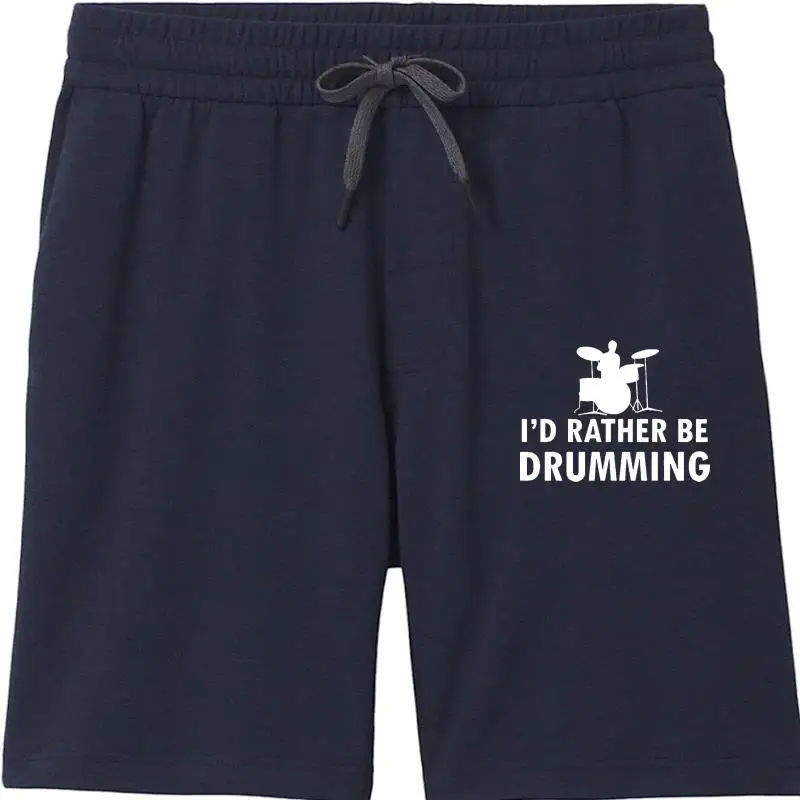 

I'd Rather Be Drumming - Mens Men Shorts - 10 Colours - Drum - Rock - Music - Gift Print Men's Shorts Mens summer Hot Shorts Men