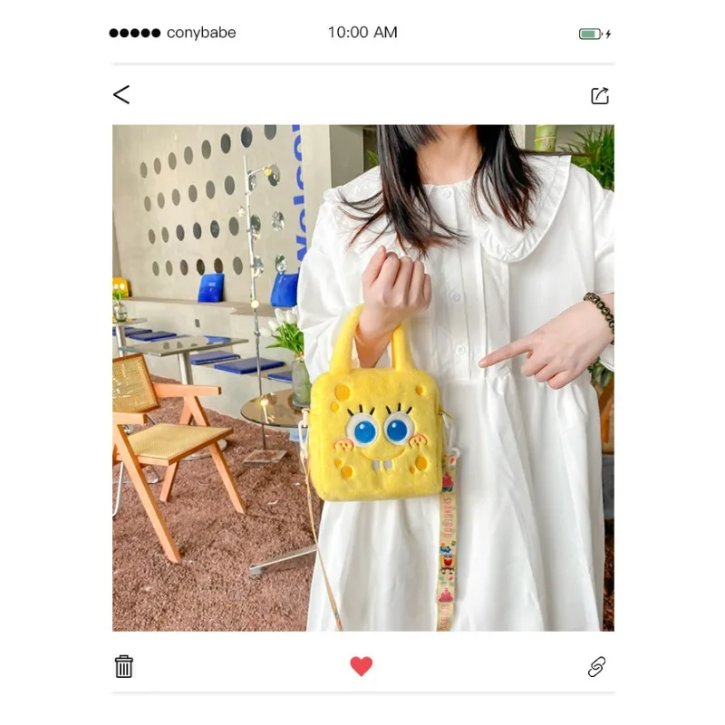 Borsa A Tracolla SpongeBob Per Bambini - Marsupio Viaggio Con Cerniera - Foto 11