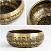 1 Set Nepal Handmade Buddha Singing Bowls Tibet Buddha Sound Bowl For Yoga Meditation Chanting Healing Music Therapy Bowl 5