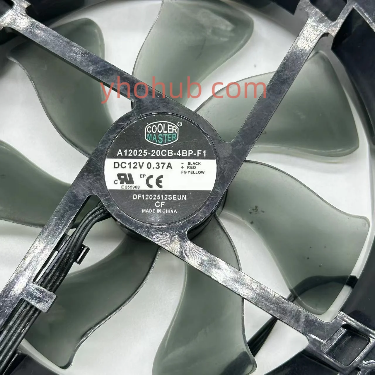 Refrigerador Mestre A1202520cb4bp-f1 dc 12v 0.37a 120x120x25 mm Ventilador de Refrigeração do Servidor de Fios - Imagem 4