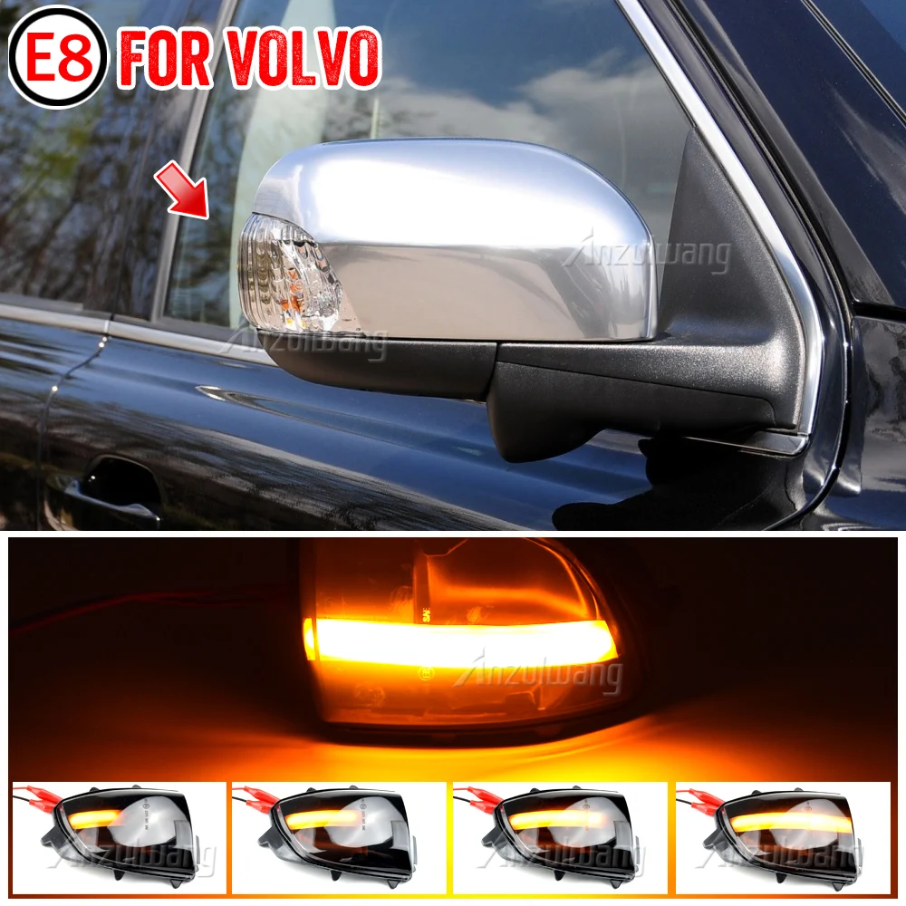 

Dynamic Turn Signal Light LED Rearview Side Mirror Sequential Blinker Indicator Lamp For Volvo XC70 2008-2012 XC90 2007-2014