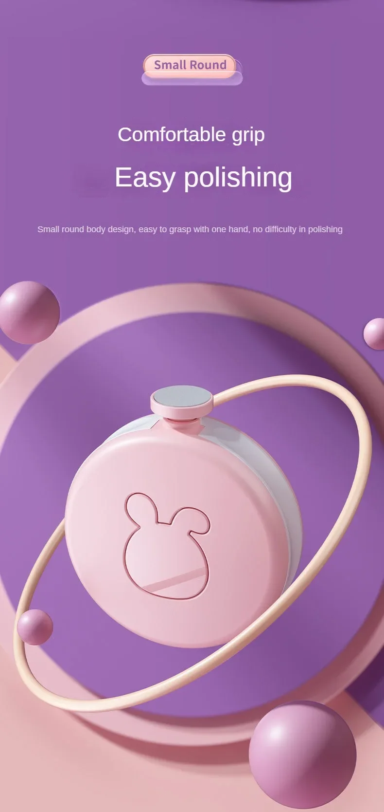 Tondeuse électrique, outils de soins, ensemble d'hygiène pour enfants, outil de polissage pour enfants, manucure pour bébé, coupe-ongles_voghion.com