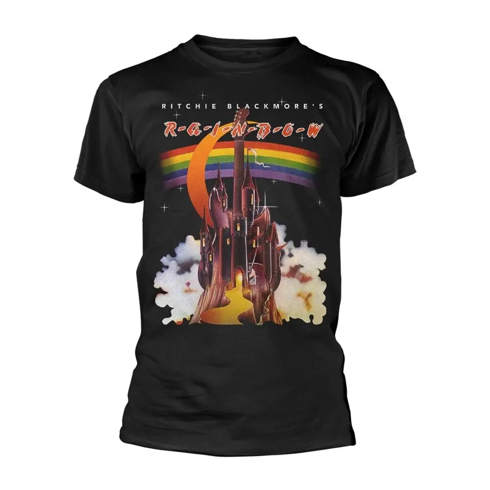 Rainbow - Ritchie Blackmore'S Rainbow Album T-Shirt Nera Piccola