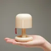 Mini Desktop Sunset Night Lamp Creative USB Rechargeable Mushroom Style Led Night Light for Coffee Bar Home Decor Bedroom 1