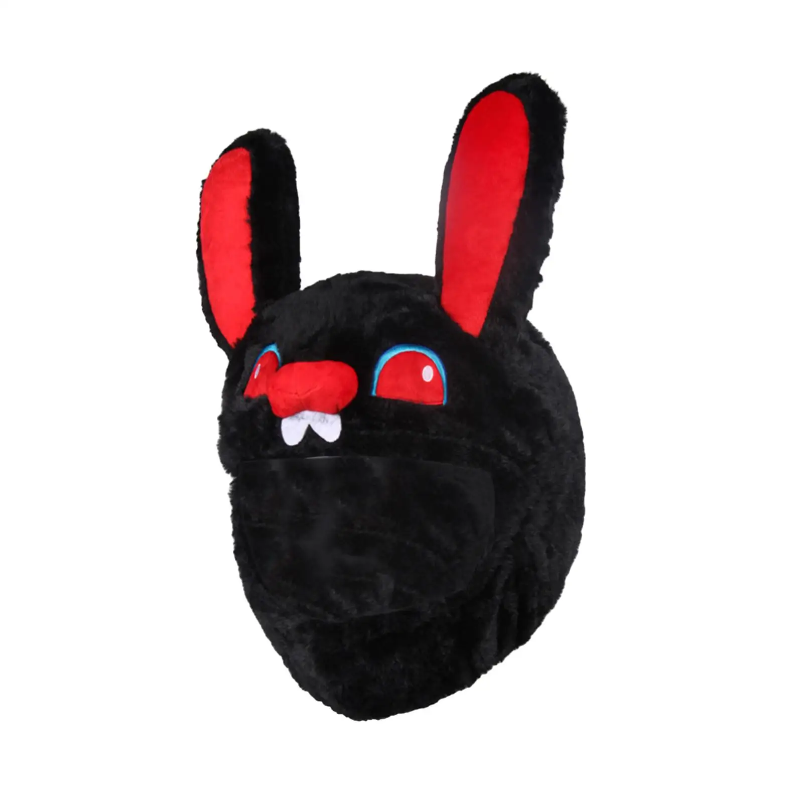 

Helmet Cover Rabbit Reusable Sturdy Motorbike Accessories Plush Helmet Cover