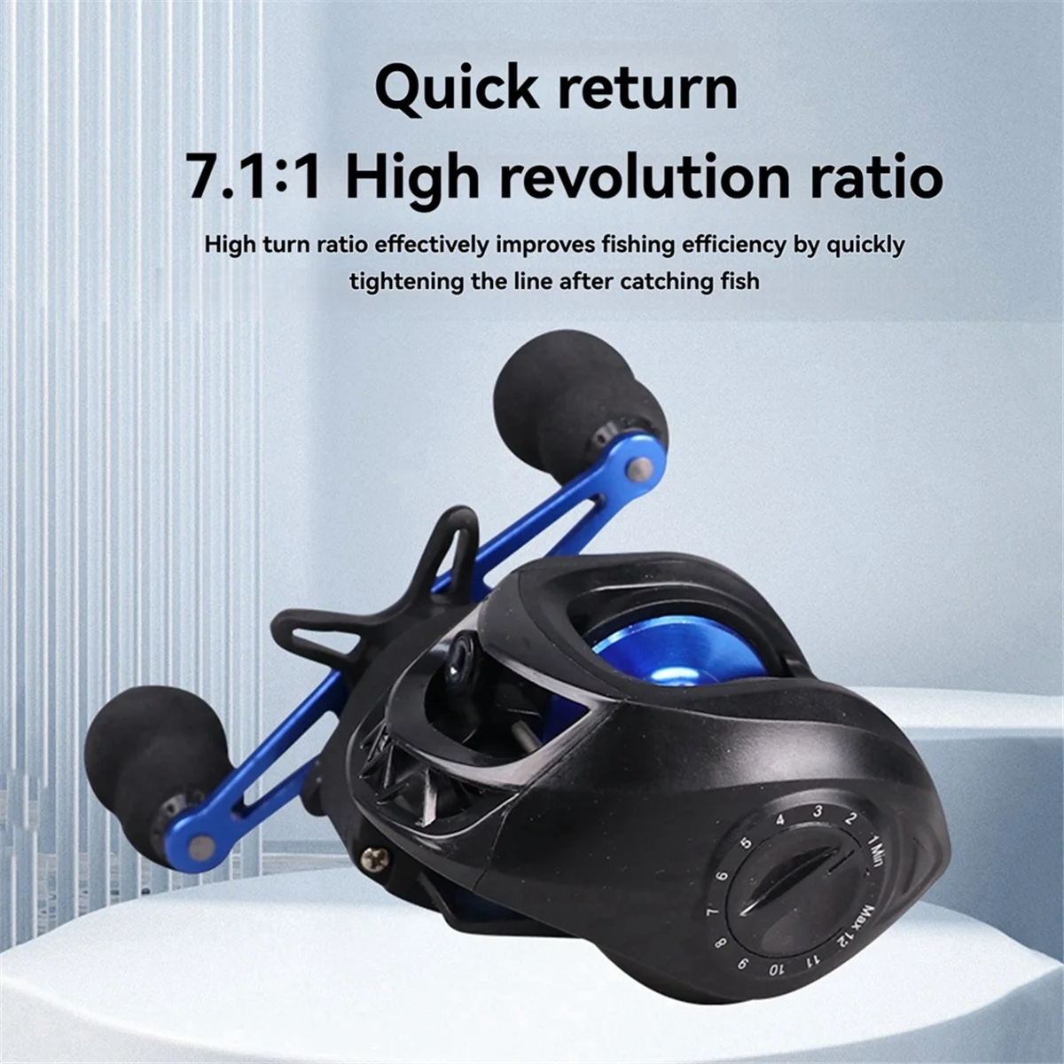 BAAU Metal Long Handle Fishing Reel Machine/Universal Fishing Reel Machine/Sea Left Wheel