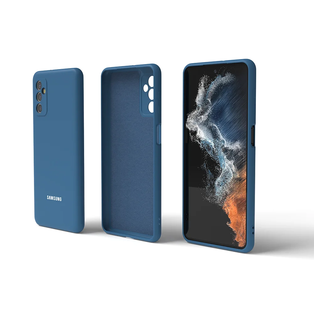 Premium Liquid Silicone Phone Back Protective Cover - Universal Design for Samsung Galaxy Series