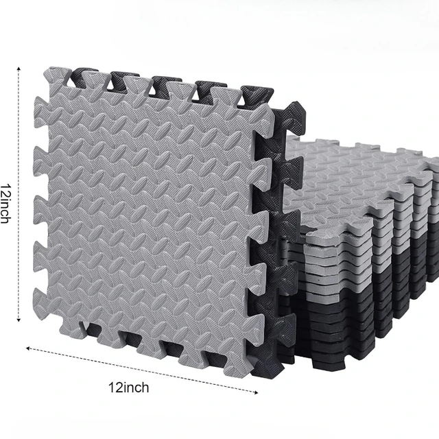 Interlocking Foam Floor Mats for Home Gym Workout Protective Puzzle Mat Tiles Waterproof EVA Padding 1/8/16Pcs 2