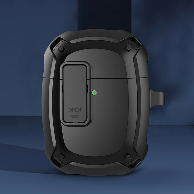 Shockproof Wireless Earphone Case with Security Lock